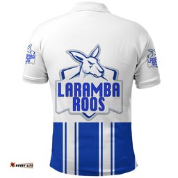 Laramba Roos Football Club Polo Shirt Kangaroos Original - White