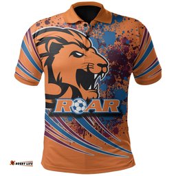 Brisbane Roar Polo Shirt Lion