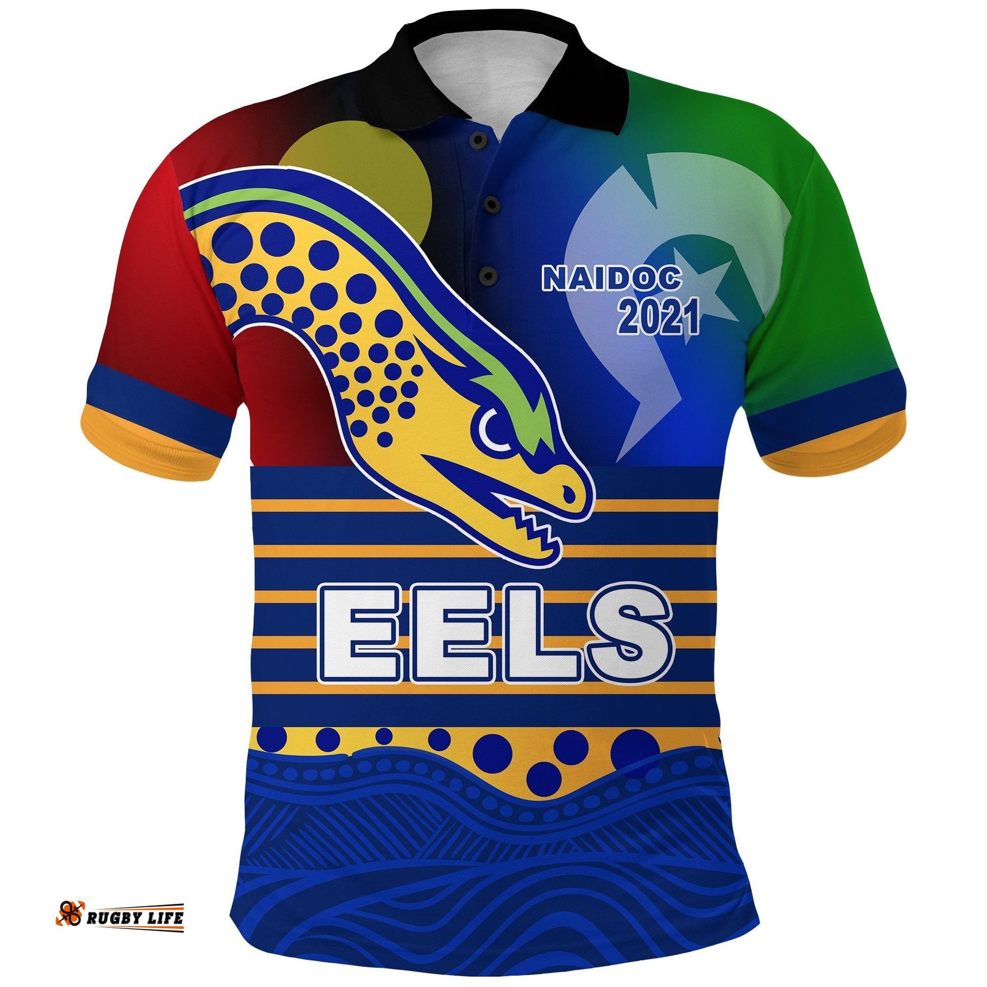 Eels Naidoc Week Polo Shirt Parramatta