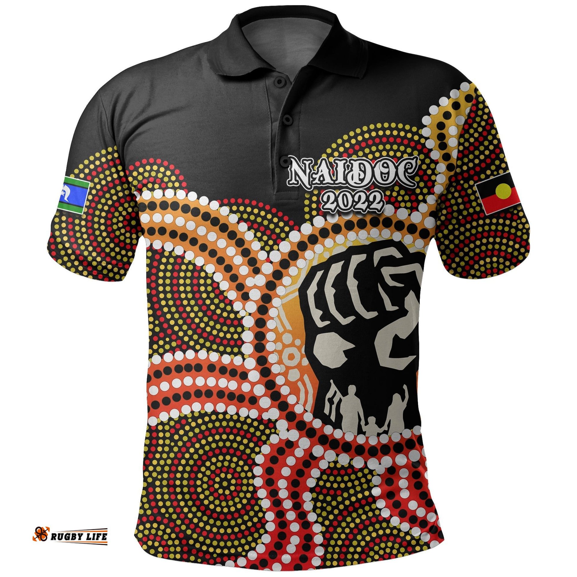 Naidoc Week 2022 Polo Shirt Aboriginal