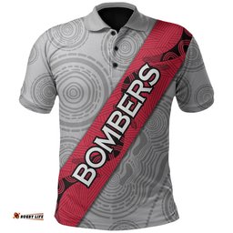 Custom PersonalisedEssendon Bombers Polo Shirt