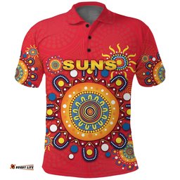 Gold Coast Polo Shirt Suns Indigenous