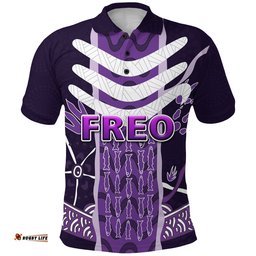 Fremantle Polo Shirt Dockers Simple Indigenous Freo