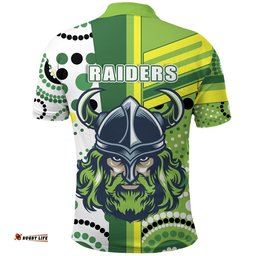 Raiders Viking Polo Shirt Canberra Indigenous