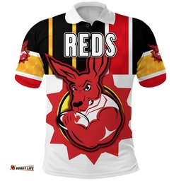 Western Polo Shirt Reds Original Style