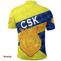 Chennai Super Kings Polo Shirt Cricket Sporty Style