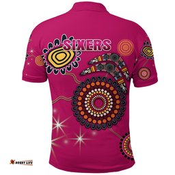 Sydney Polo Shirt Sixers Indigenous - Magenta