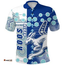 Melbourne Kangaroos Polo Shirt Indigenous North - Roos