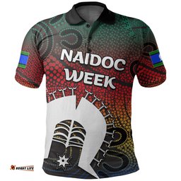Custom Personalised Naidoc Week Polo Shirt Torres Strait Islander -  Heal Country