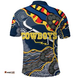 Custom Personalised Cowboys Polo Shirt Unique Indigenous