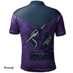 Melbourne Storm Polo Shirt Drinking style - NRL