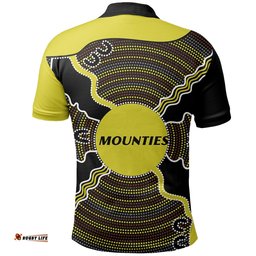 Mounties Indigenous rugby Polo Shirt Mount Pritchard