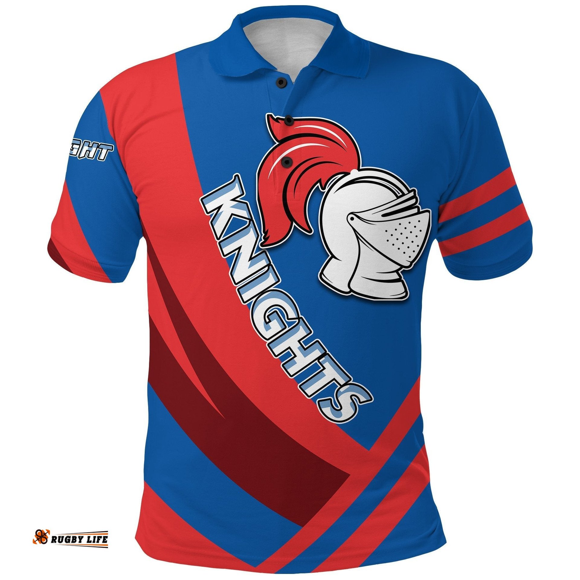 Newcastle Knights Polo Shirt Impressive - Blue
