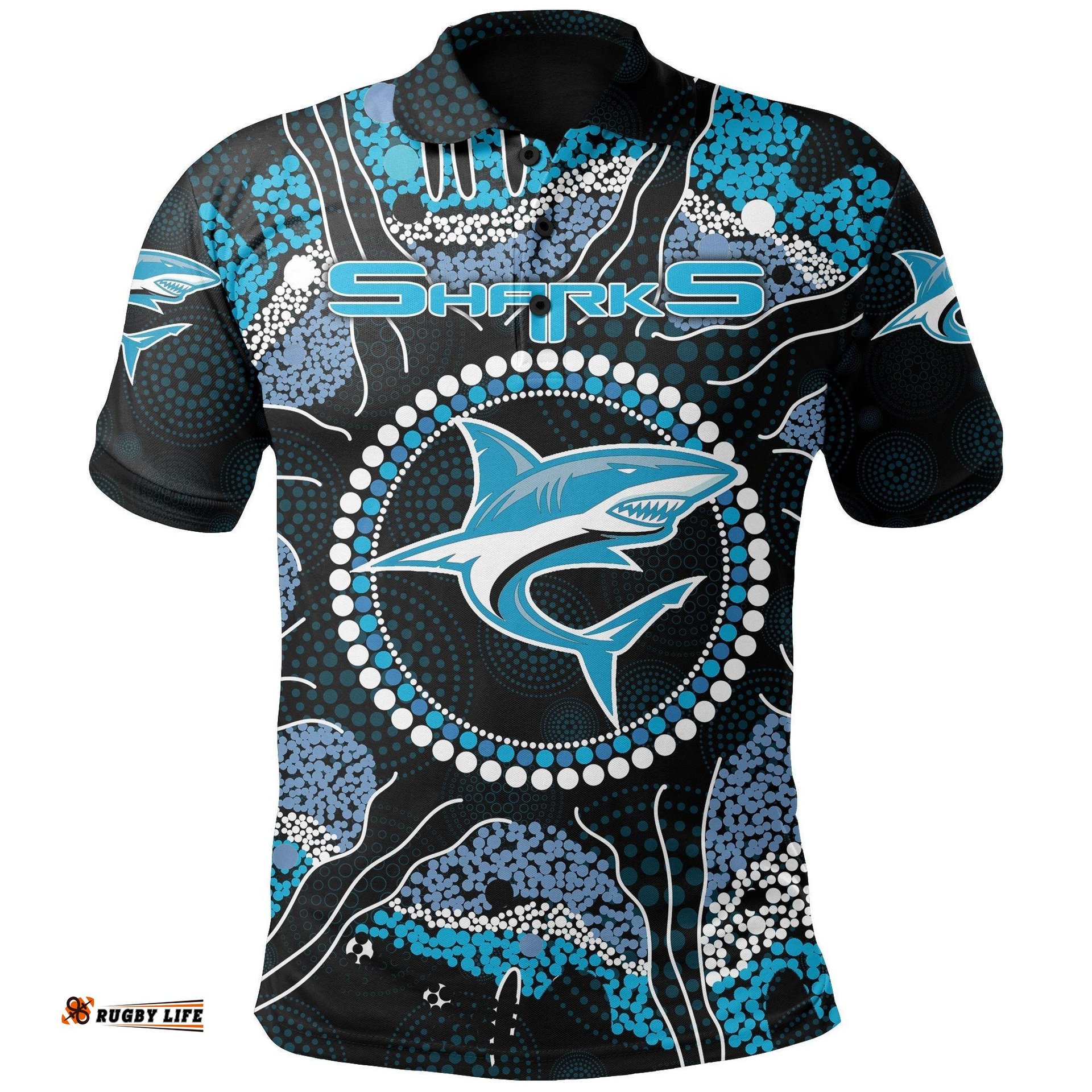 Sharks Indigenous Polo Shirt