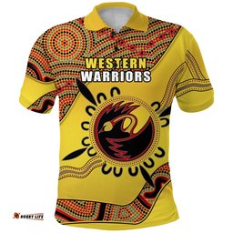Western Warriors Polo Shirt Indigenous Australian Cricket