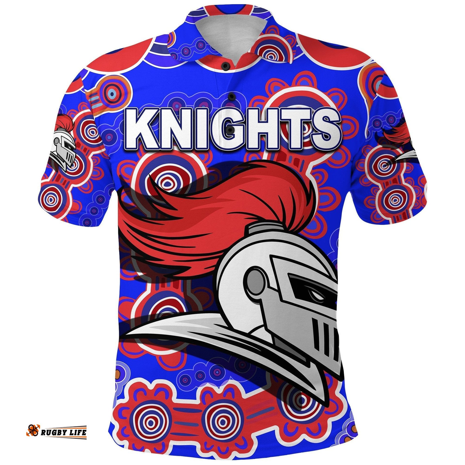 Newcastle Knights Polo Shirt Indigenous