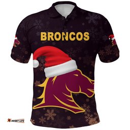Brisbane Polo Shirt Broncos Christmas