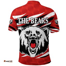 North Sydney Polo Shirt The Bears Red Vibes