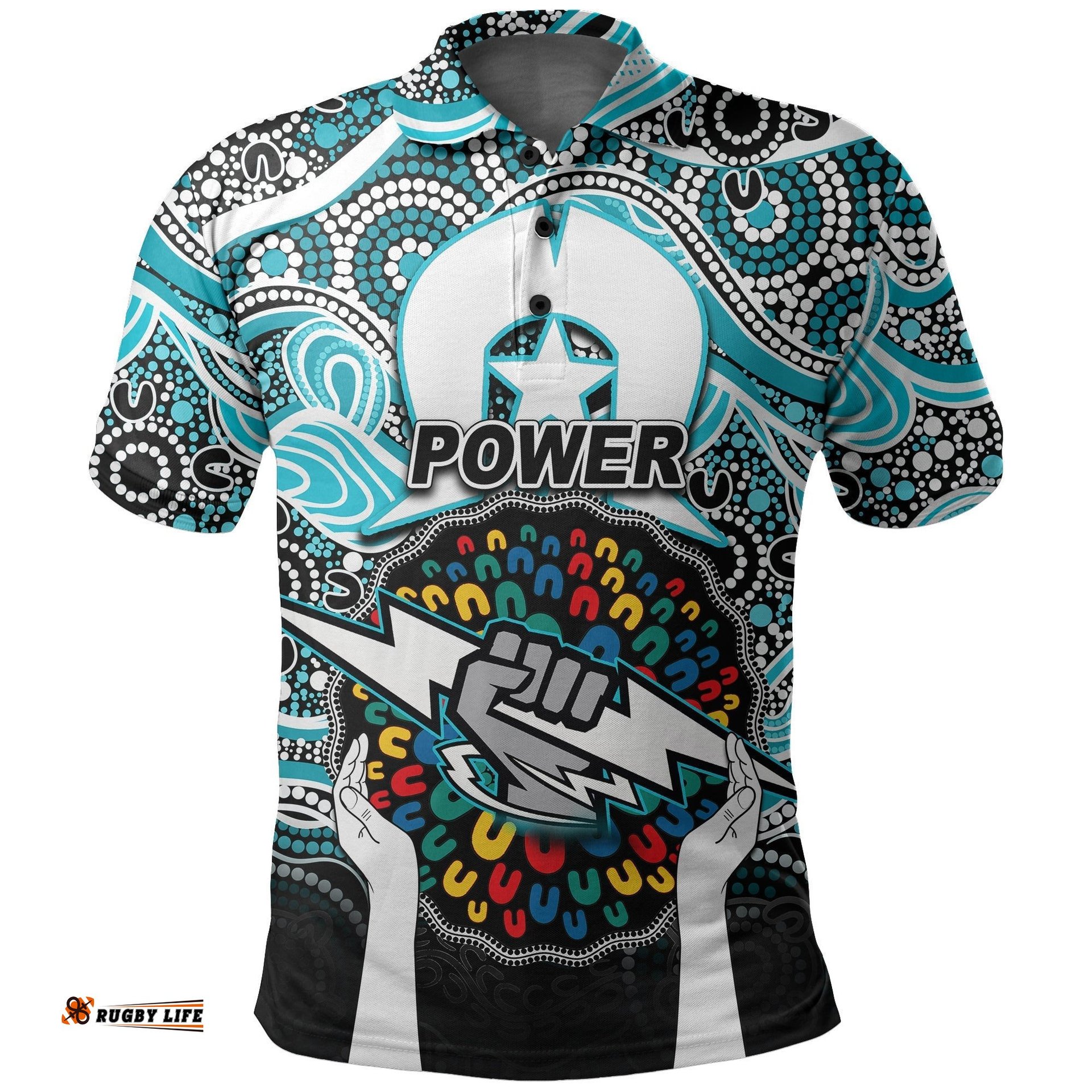 Power Australian Football Polo Shirt NAIDOC Week 2022