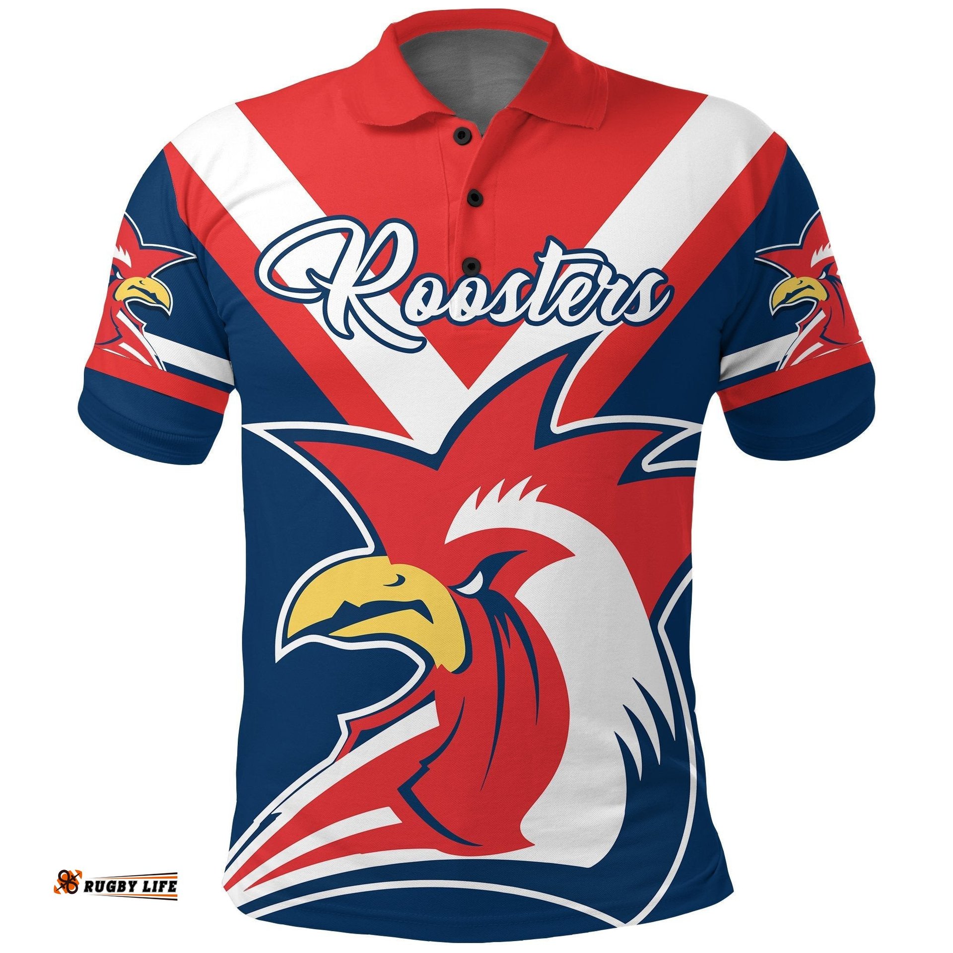 Australia Roosters Polo Shirt Rugby