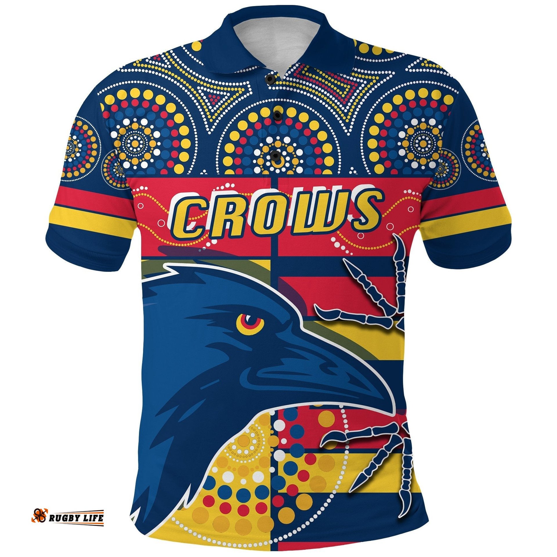 Adelaide Polo Shirt Indigenous Crows