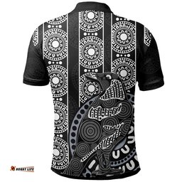 Magpies Polo Shirt Aboriginal