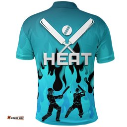 Heat Polo Shirt Fire Style