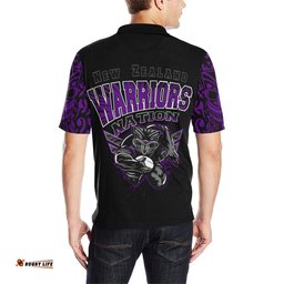 New Zealand Warriors Polo Shirt Unique Style Purple