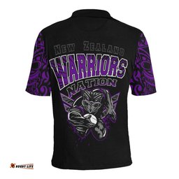 New Zealand Warriors Polo Shirt Unique Style Purple