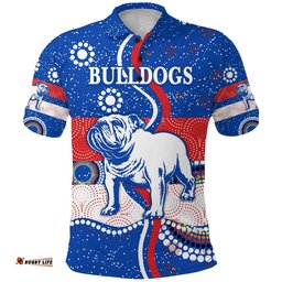 Western Polo Shirt Bulldogs Unique Indigenous