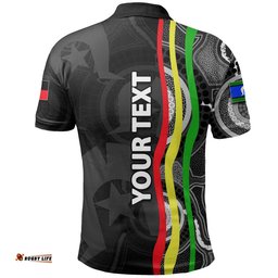 Custom PersonalisedNaidoc Panthers Polo Shirt Aboriginal