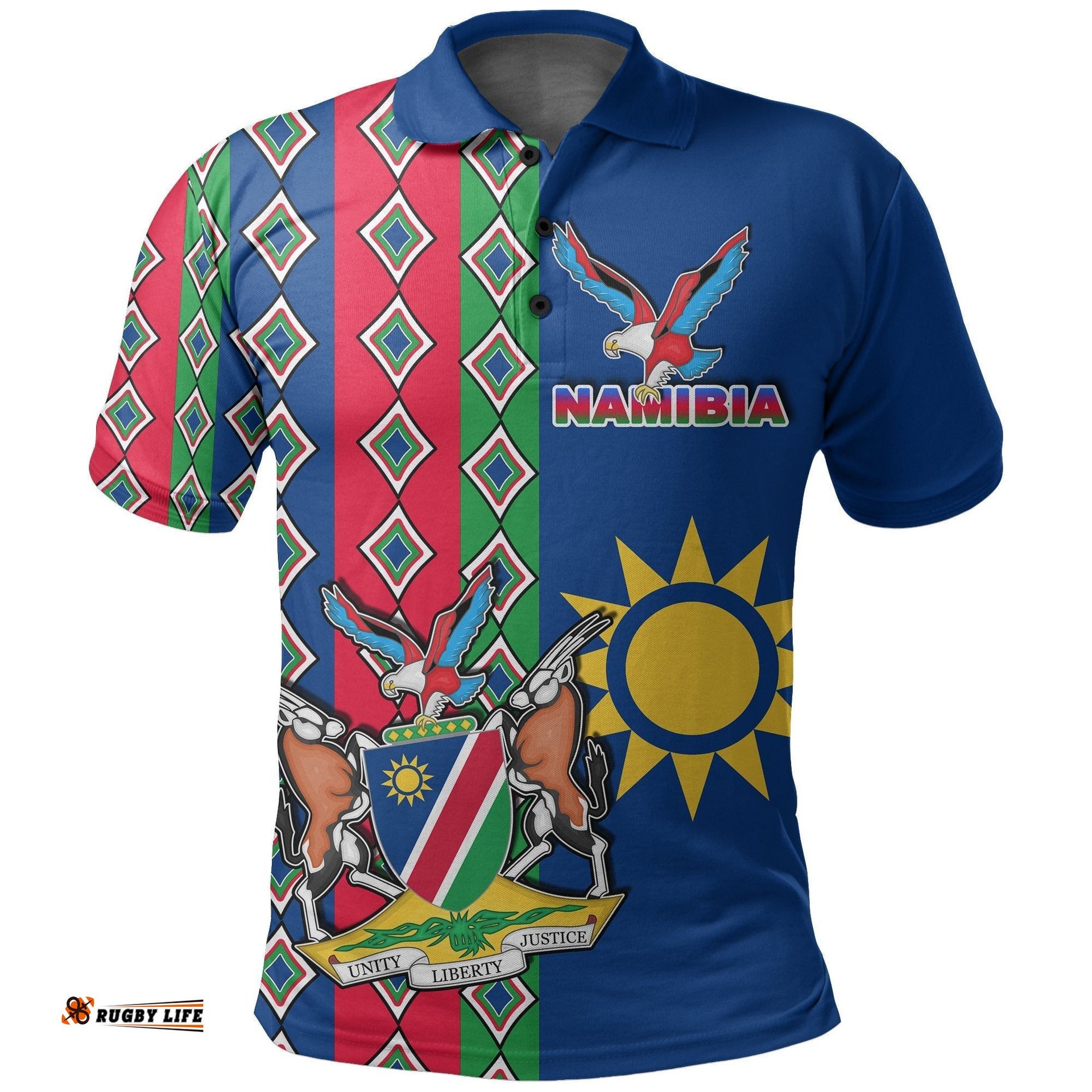 Rugbylife Namibia Polo Shirt Special Style