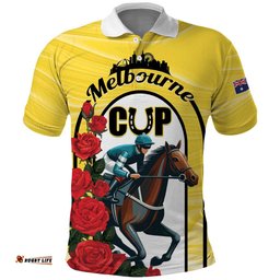 Personalised Melbourne Horse Racing Polo Shirt The Race That Stops The Nation