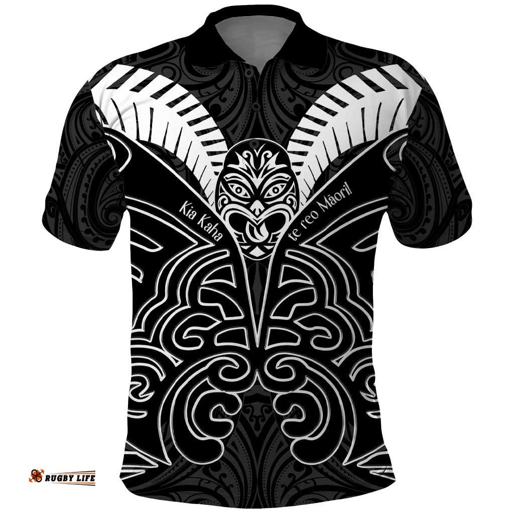 Kia Kaha Te Reo Maori Polo Shirt Aotearoa Hei Tiki With Hongi
