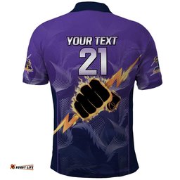 NRL Storm Custom Polo Shirt Minimalism Style