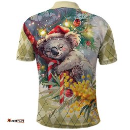 Have A Koala-ty Christmas in July Polo Shirt