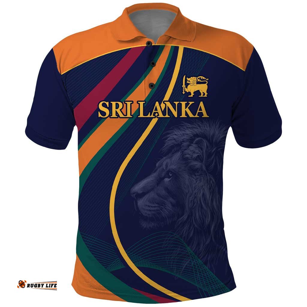 Custom Sri Lanka Cricket Polo Shirt Shri Lanka Jathika Crikat Kandayama