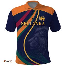 Custom Sri Lanka Cricket Polo Shirt Shri Lanka Jathika Crikat Kandayama