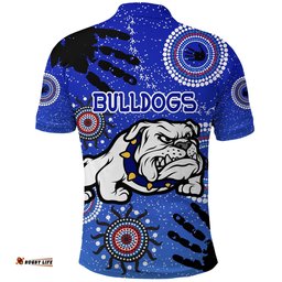 Bulldogs Polo Shirt Indigenous Country Style