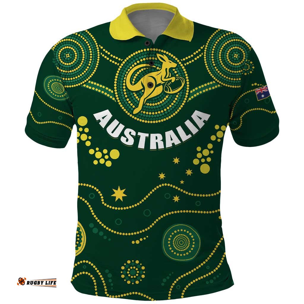 Australia 2024 Rugby Polo Shirt Go Wallabies