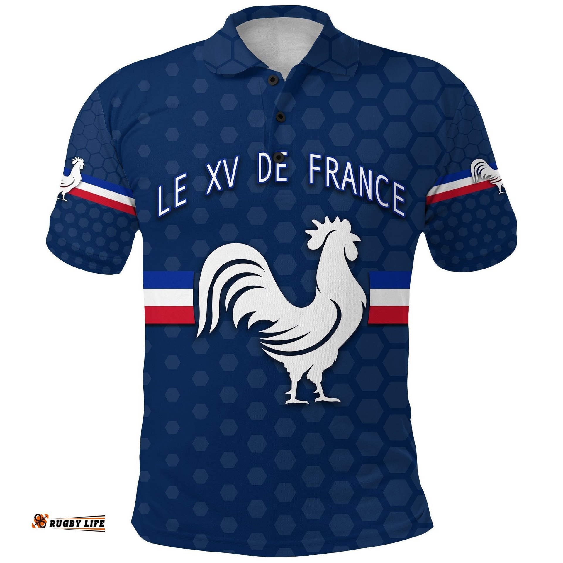 France Rugby Polo Shirt Le XV De France