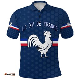 France Rugby Polo Shirt Le XV De France