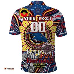Custom Adelaide Crows NAIDOC Week 2024 Polo Shirt Mascot Football