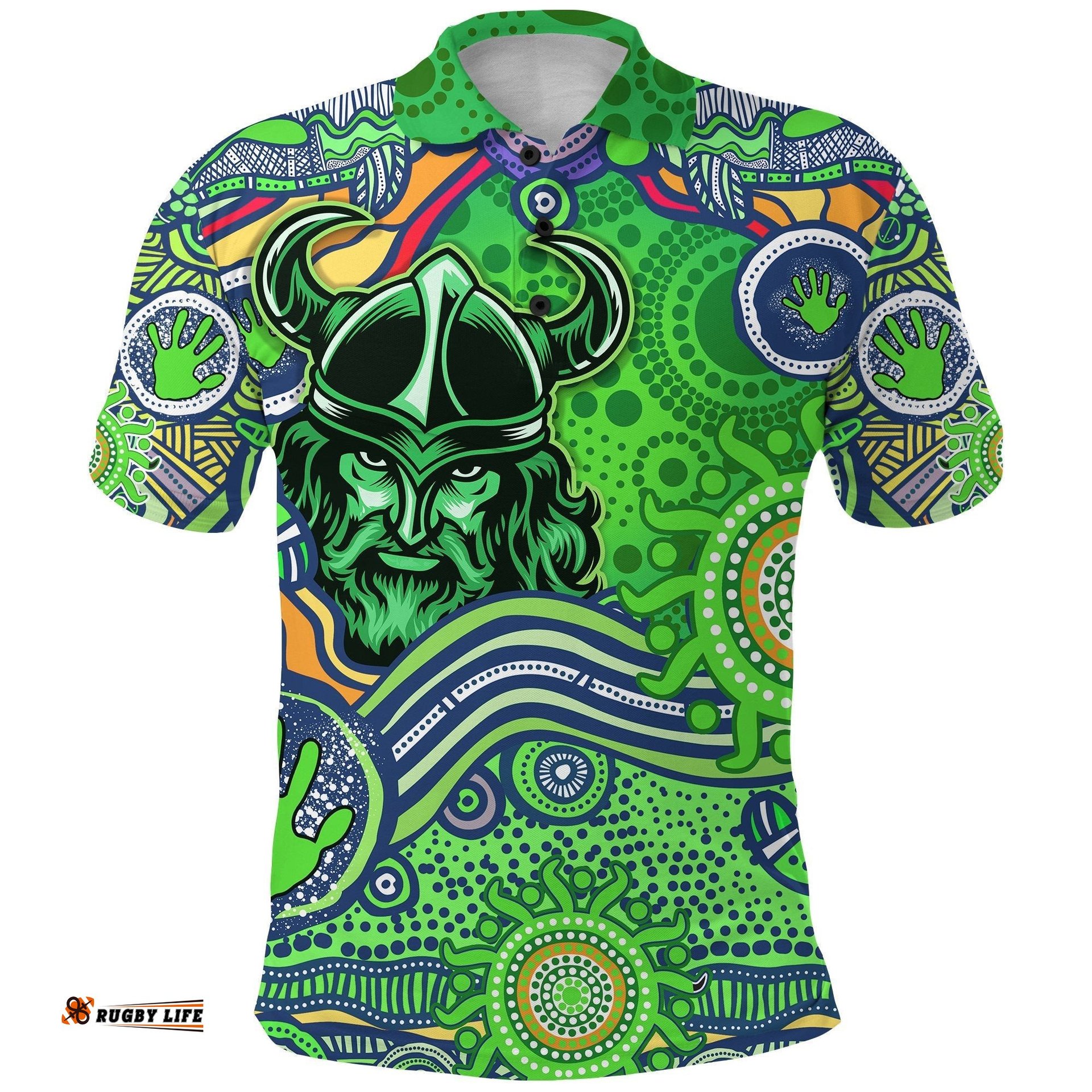 Raiders Newest Polo Shirt Come On Green
