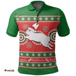 Rabbitohs Christmas Polo Shirt