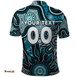 Personalised Power NAIDOC Week 2024 Polo Shirt Aussie Aboriginal Art