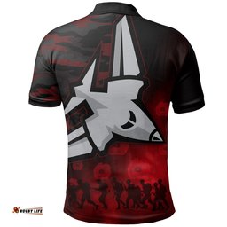 Essendon Football Club Polo Shirt Bombers Anzac Day