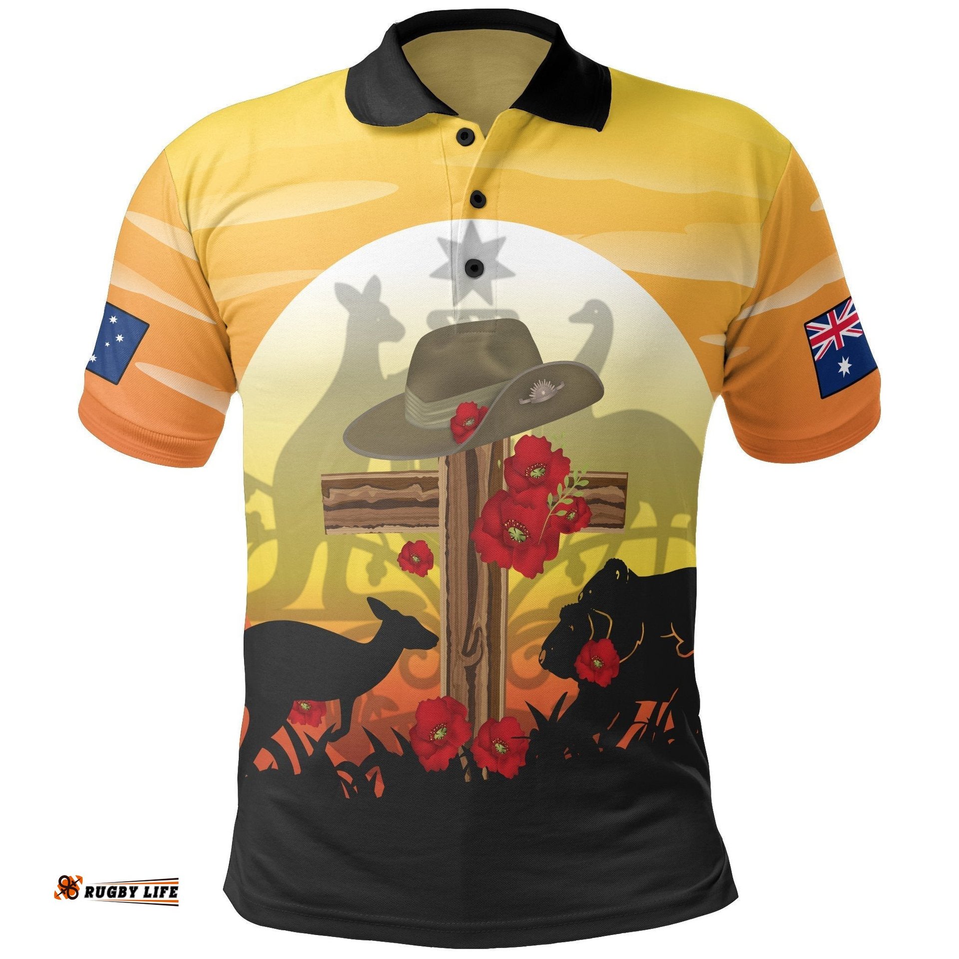 Polo Shirt Anzac Day, Dawn Service