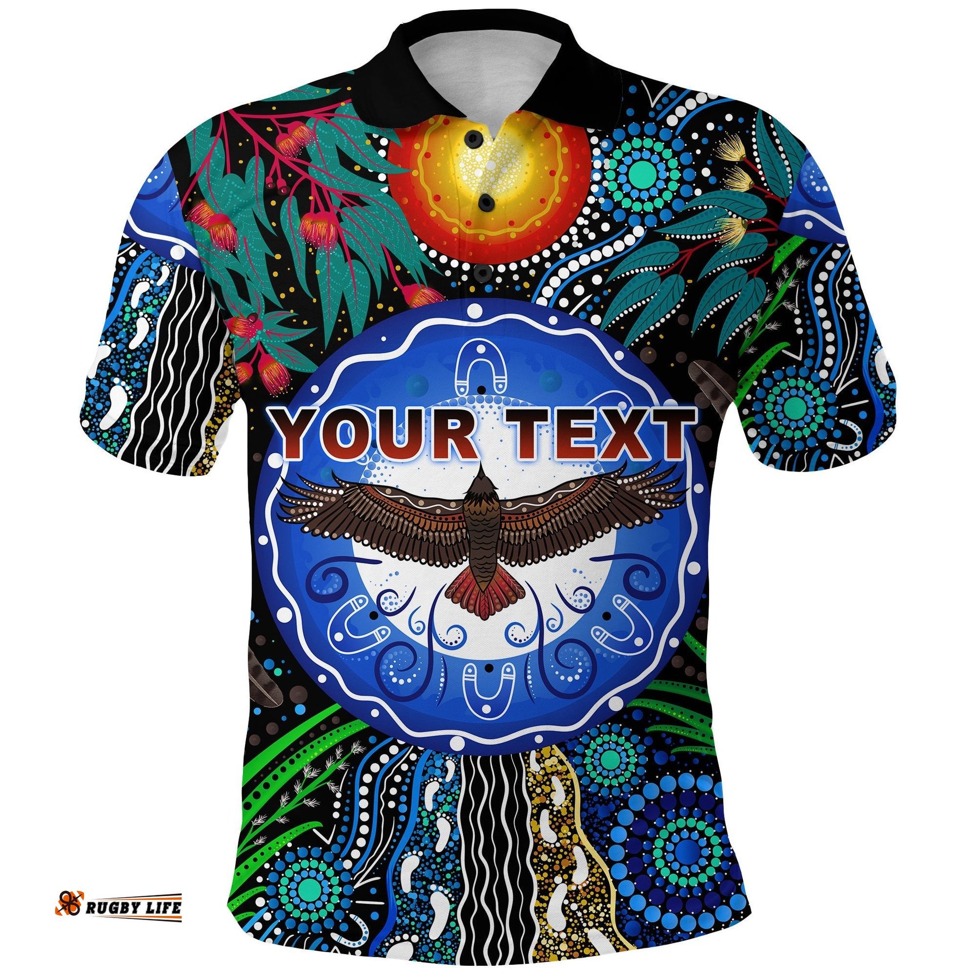 Custom Personalised NAIDOC 2021 Polo Shirt Heal Country