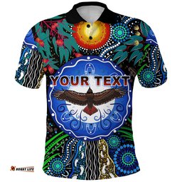 Custom Personalised NAIDOC 2021 Polo Shirt Heal Country
